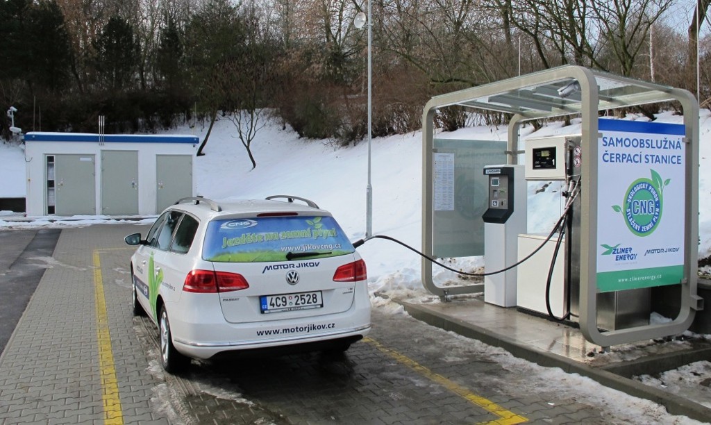 CNG stanice jihočeský kraj