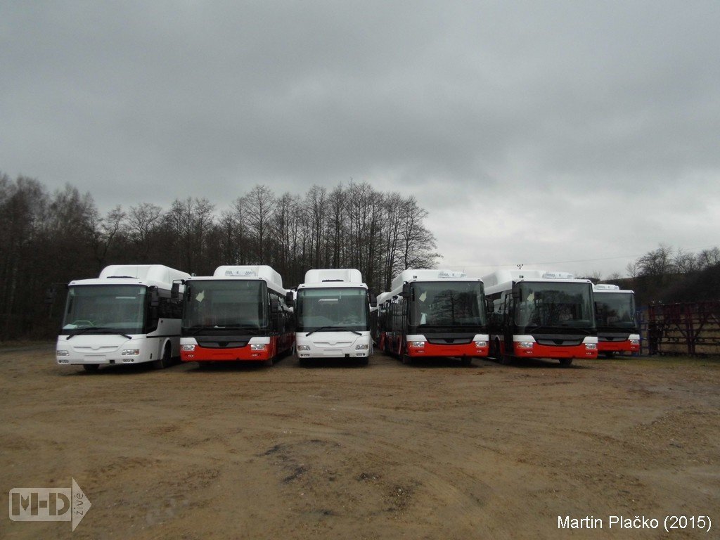 Plynové autobusy SOR pro 3ČSAD a DP Brno