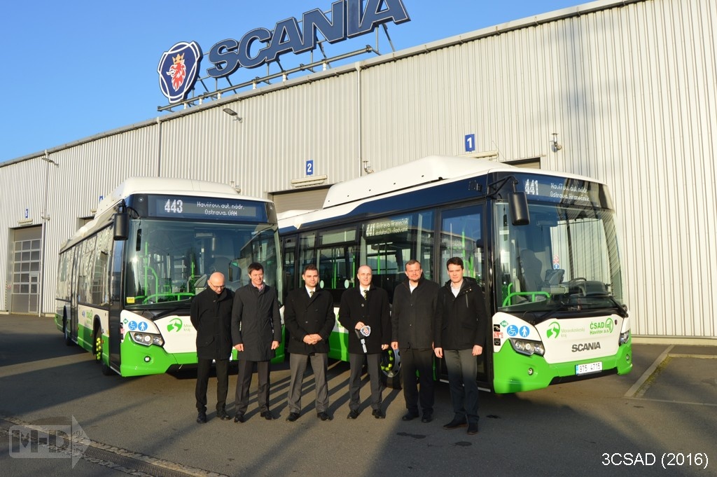 22.12.2016   Slavnostní předání autobusů Scania v servisním středisku v Paskově